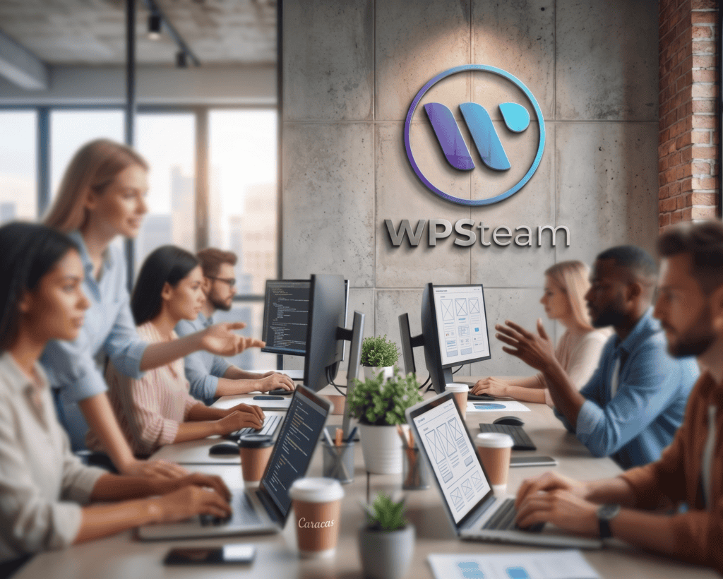 Equipo de WPSteam trabajando